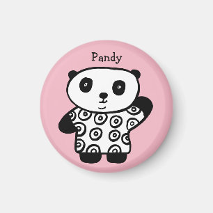 Imán Pandy el Panda personalizado