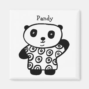 Imán Pandy personalizado del Panda