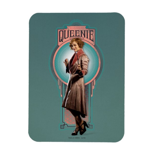 Imán Panel Art Deco de QUEENIE GOLDSTEIN™ (Vertical)