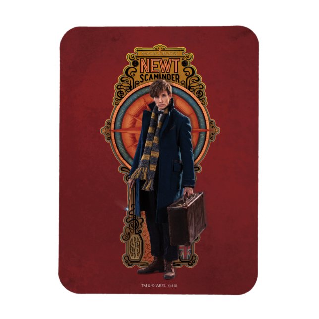 Imán Panel de Art Nouveau permanente de NEWT SCAMANDER™ (Vertical)