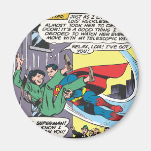Imán Panel de cómics de Superman - Se pierde un instant