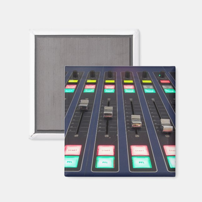Imán Panel del mezclador de sonido de Studio, cierre (Anverso/Reverso)