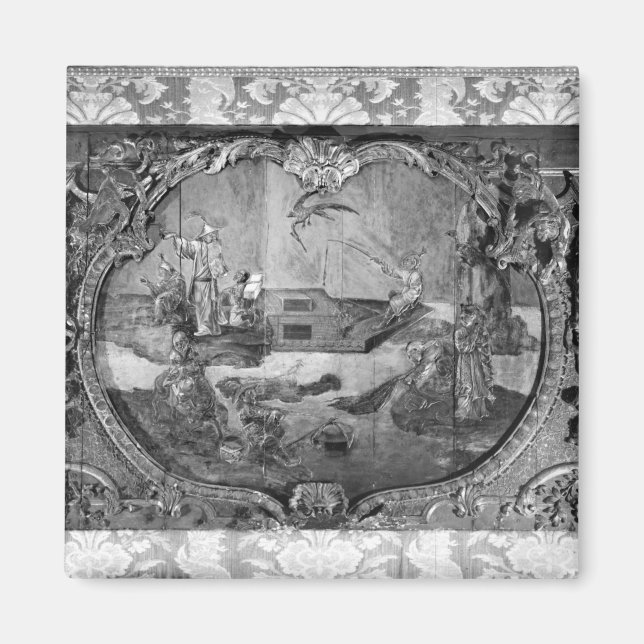 Imán Panel exterior con sujeto chino, c.1730 (Frente)
