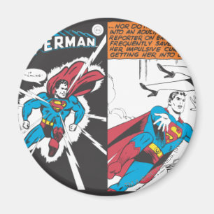 Imán Paneles cómicos Superman