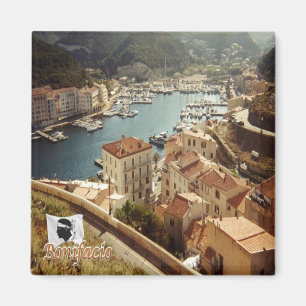 Imán panorama de BONIFACIO zFR123, Córcega