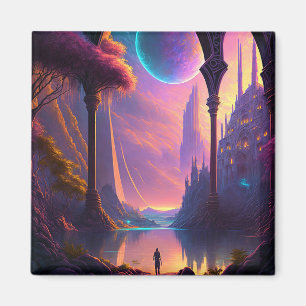 Imán Panorama de ciencia ficción fantástica