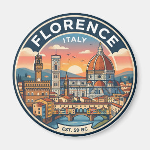 Imán Panorama de Florencia Italia