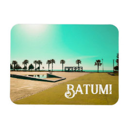 Imán Panorama de la arquitectura de Georgia Batumi
