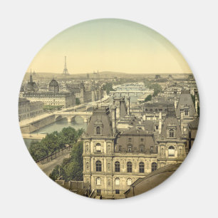 Imán Panorama de los siete puentes, París, Francia