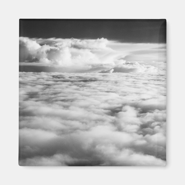 Imán Panorama de nubes inquietante al amanecer. 2 (Frente)