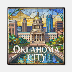 Imán Panorama de Oklahoma City 🏙️