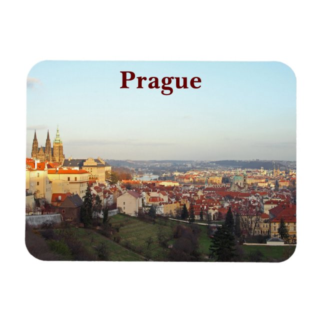 Imán Panorama de Praga (Horizontal)
