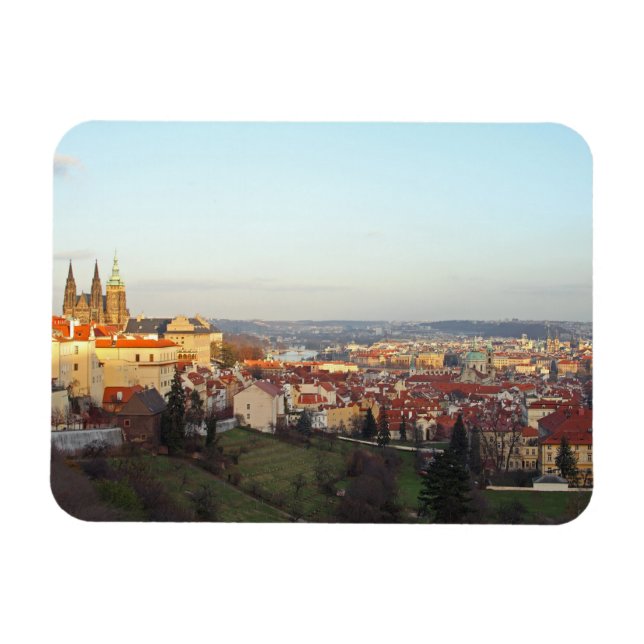 Imán Panorama de Praga (Horizontal)