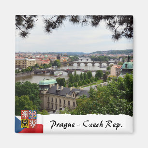 Imán Panorama de Praga, Puente Carlos, Histórico