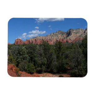 Imán Panorama de Red Rocks en Sedona Arizona