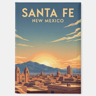 Imán Panorama de Santa Fe Nuevo México Viajes