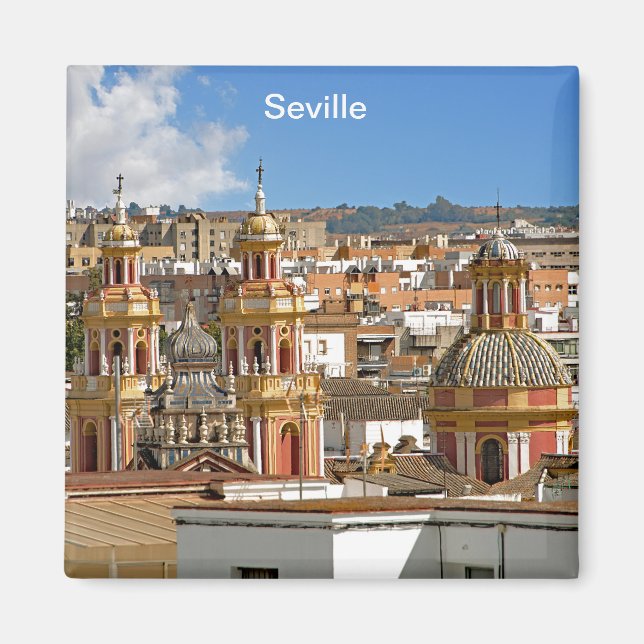 Imán Panorama de Sevilla. (Frente)