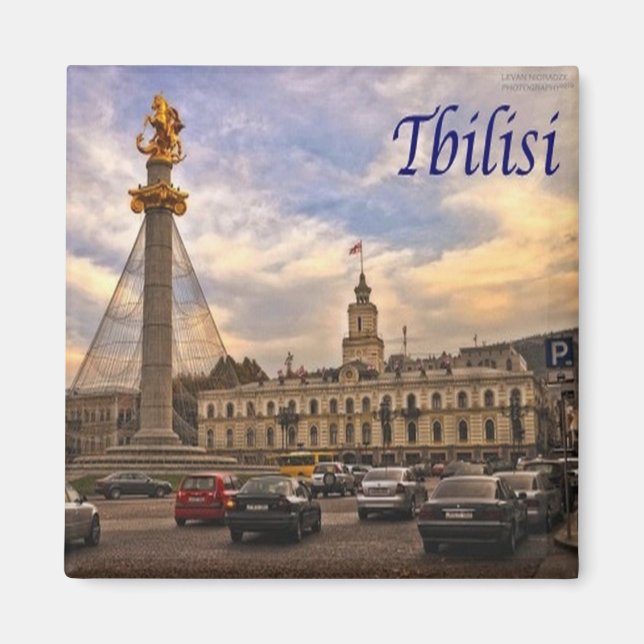 Imán panorama de TBILISI zGE008, Georgia, Fridge (Frente)