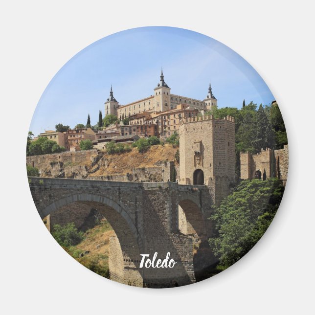 Imán Panorama de Toledo (Frente)