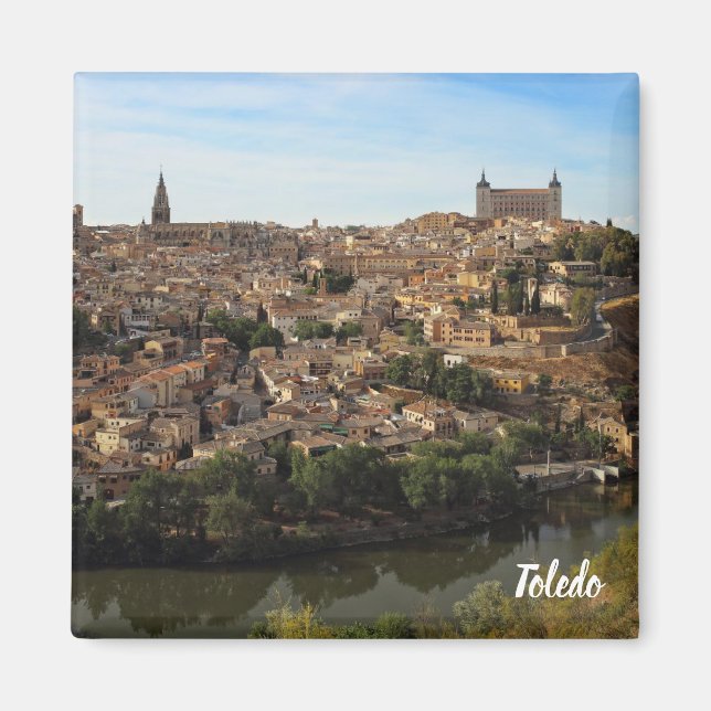 Imán Panorama de Toledo (Frente)