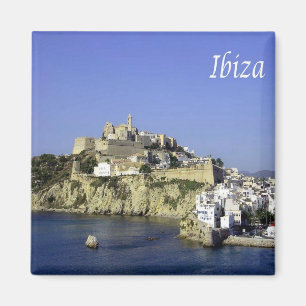 Imán panorama de zES060 EIVISSA, España balear, Fridge