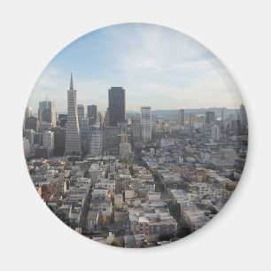 Imán Panorama del Skyline de San Francisco