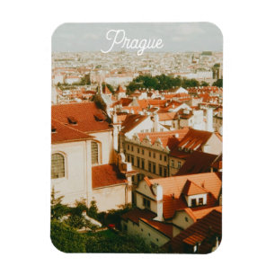Imán Panorama urbano de Praga como recuerdo
