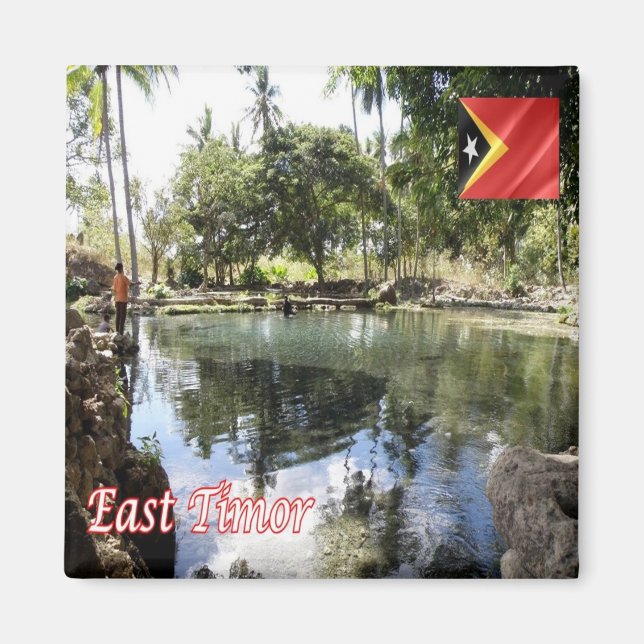 Imán panorama zTL005 de TIMOR ORIENTAL, Asia, Fridge (Frente)