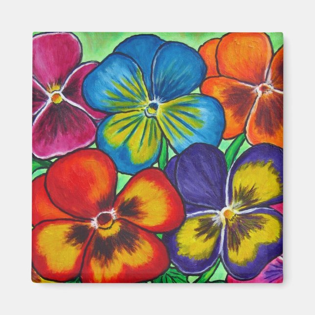 Imán Pansy Parade Magnet (Frente)