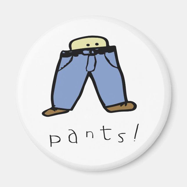 Imán pantalones (Frente)