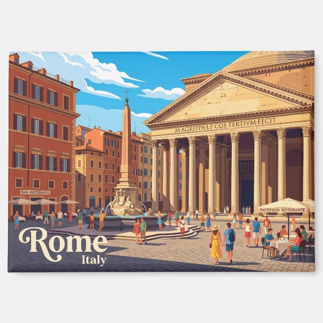 Imán Panteón Italia (Anverso)