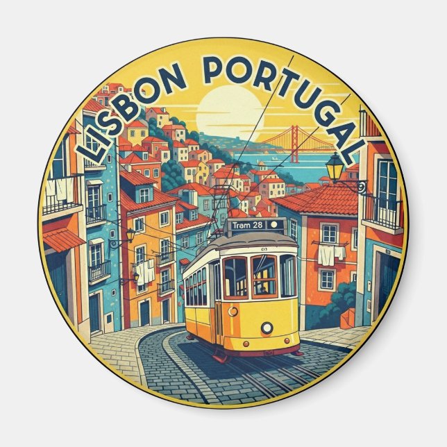 Imán Panteón nacional de Alfama de viajes de Lisboa Por (Frente)