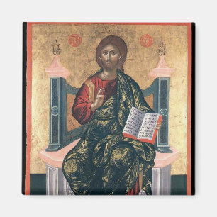 Imán Pantocrador de Jesucristo Señor de todos los icono