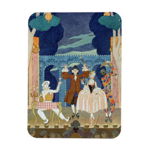 Imán Pantomime la etapa, ilustracion para los 'Fetes