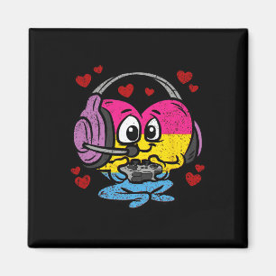 Imán Panual Heart Pride Lgbt-q Retro Gaming Videojuego