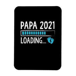 Imán Papa 2021 Cargando Anuncio de Embarazo