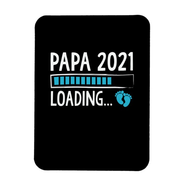 Imán Papa 2021 Cargando Anuncio de Embarazo (Vertical)