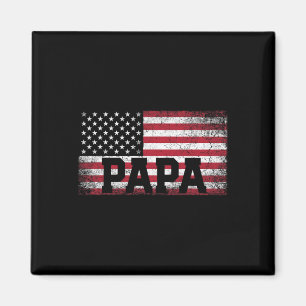Imán Papa Bandera Americana Regalo del Día del Padre 4