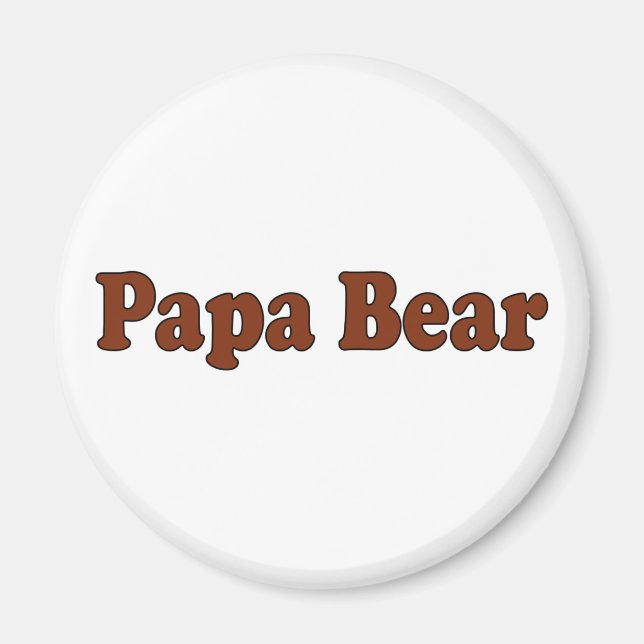 Imán Papa Bear (Frente)