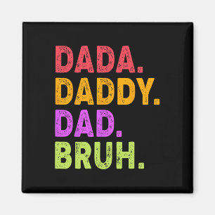 Imán Papá Bruh Mens Funny Padre Vinta