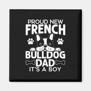 Imán Papá Bulldog francés papá perro
