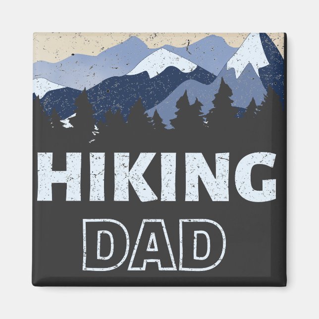 Imán Papá Camina por el Día del Padre (Frente)