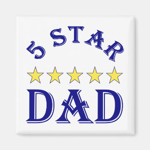 Imán Papá Cinco Estrellas