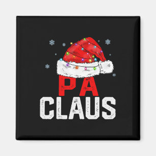 Imán Papá Claus Graciosa Familia De Xmas Que Coincide C