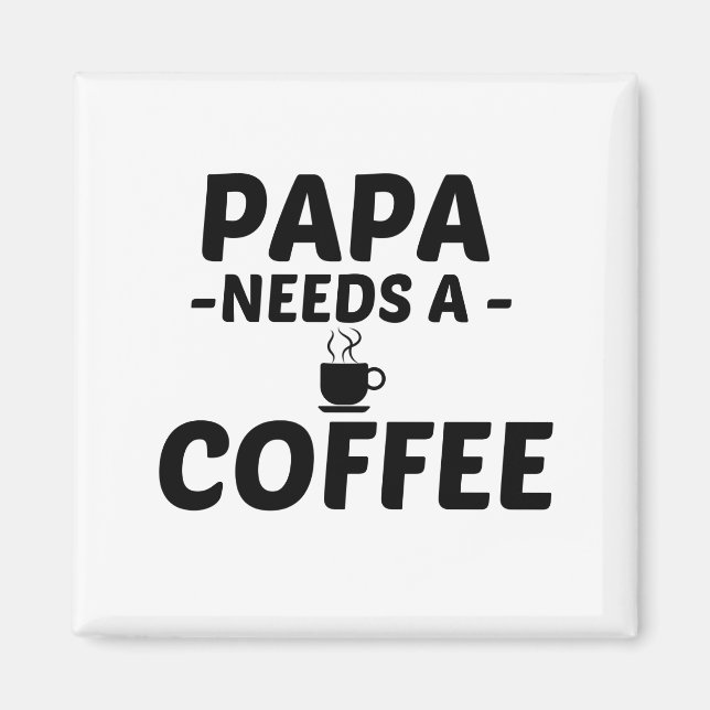 IMÁN PAPA COFFEE (Frente)