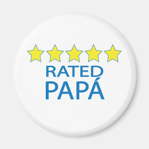Imán Papá de cinco estrellas