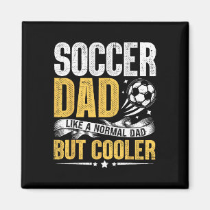 Imán Papá de fútbol como un papá normal pero más genial