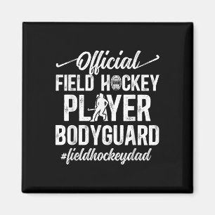 Imán Papá de Hockey sobre Césped Divertido Papá de un J