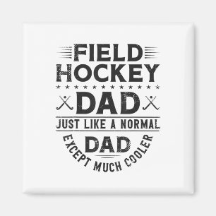 Imán Papá de Hockey sobre Césped Papá de Hockey sobre C