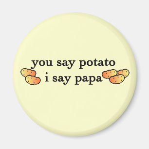 Imán Papá de la patata